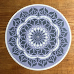 Asana Mandala Stencil on a Mat