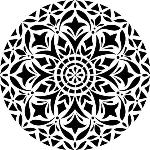 Devi Manadala Stencil (10 mil plastic)