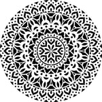 Shanti Mandala Stencil (10 mil plastic)