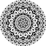 Shanti Mandala Stencil (10 mil plastic)