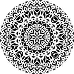Shanti Mandala Stencil