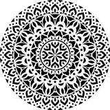Shanti Mandala Stencil