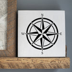Compass Rose Wall Stencil (10 mil plastic)