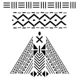 Mudcloth Diamond Stencil