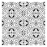 Tribal Stitches Allover Pattern Stencil