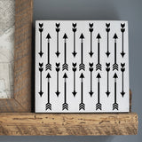 Arrow All Over Pattern Stencil (10 mil plastic)
