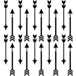 Arrow All Over Pattern Stencil (10 mil plastic)
