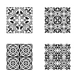 4" Tile Stencil Set (10 mil plastic) SKU #FS123