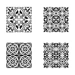 4 inch Tile Stencil Set