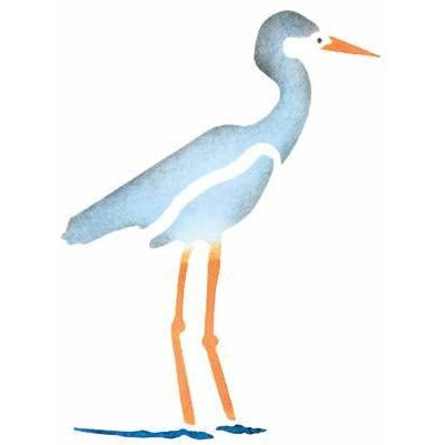Heron Stencil