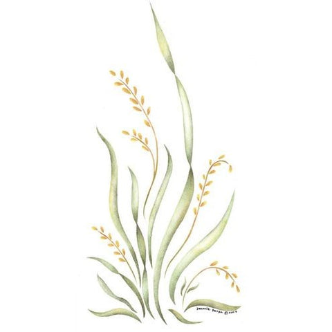 Wild Grasses Stencil