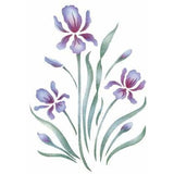 Royal Iris Stencil