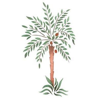 Coconut Palm Craft Stencil