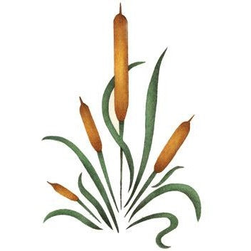 Cattails with Grace Stencils