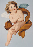 Tough Guy Cherub Wall Stencil by Jeff Raum