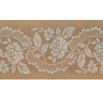 Small Roses and Lace Wall Stencil by Jeff Raum