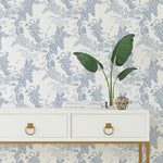 Oriental Toile Wall Stencil by Jeff Raum - Wall