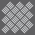 Cross Hatch Mini Craft Stencil