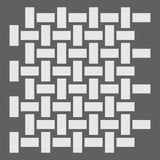 Basket Weave Mini Stencil