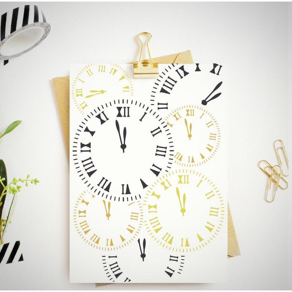 Clock Work Stencils