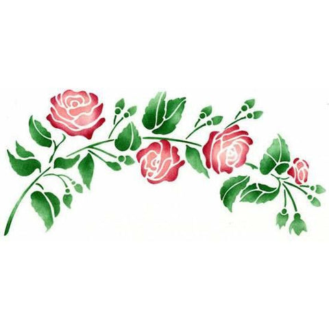 Heirloom Rose Stencil