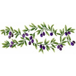 Tuscan Olive Frieze Stencil