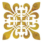 Fleur de Lis Tile Accent Stencil