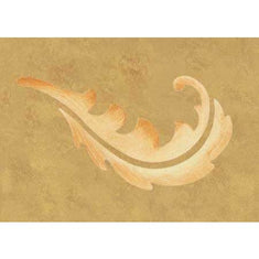 Feather Accent Stencil