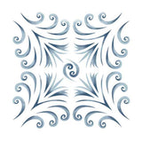 Florentine Medallion Accent Wall Stencil
