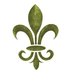 French Fleur de Lis Accent Wall Stencil