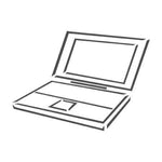 Laptop Accent Stencil