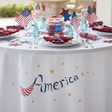 America with Stars Stencil