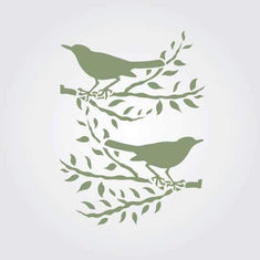 Starlings Wall Stencil