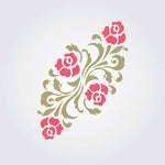 Beach Rose Stencil