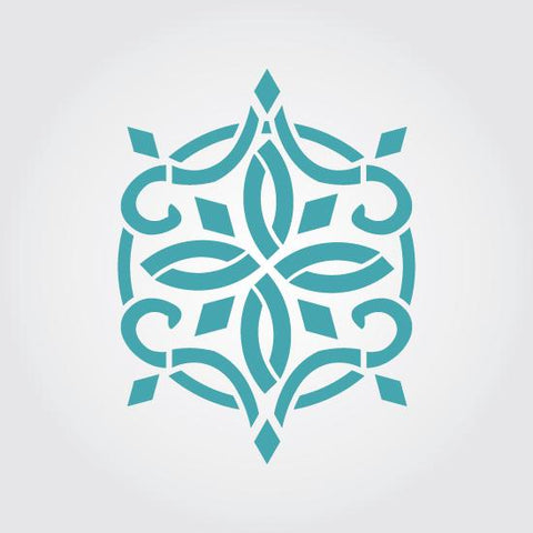 Celtic Medallion Wall Stencil