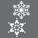 Snowflakes Wall Stencil