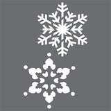 Snowflakes Wall Stencil