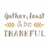 Gather and Feast Craft Stencil