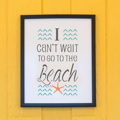 I Can't Wait Craft Stencil