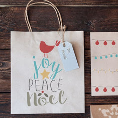 Joy Peace Noel Wall Stencil