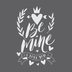 Be Mine Wall Stencil