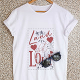 Land That I Love Stencil T-shirt