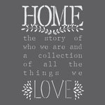 Story of Us Stencil