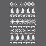 Holiday Fair Isle Craft Stencil