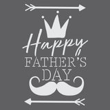 Happy Father's Day Craft Stencil