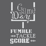 Game Day Stencil