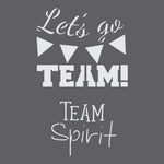 Team Spirit Stencil