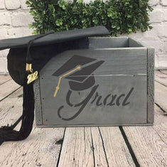 Graduation Wall Stencil
