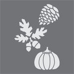 Autumn Elements Craft Stencil