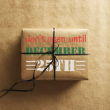 Christmas Presents Gift Wrap Stencil Kit